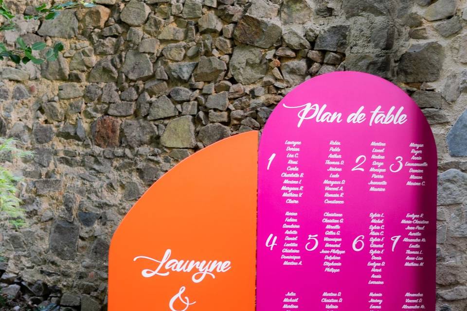 Plan de table Pep's