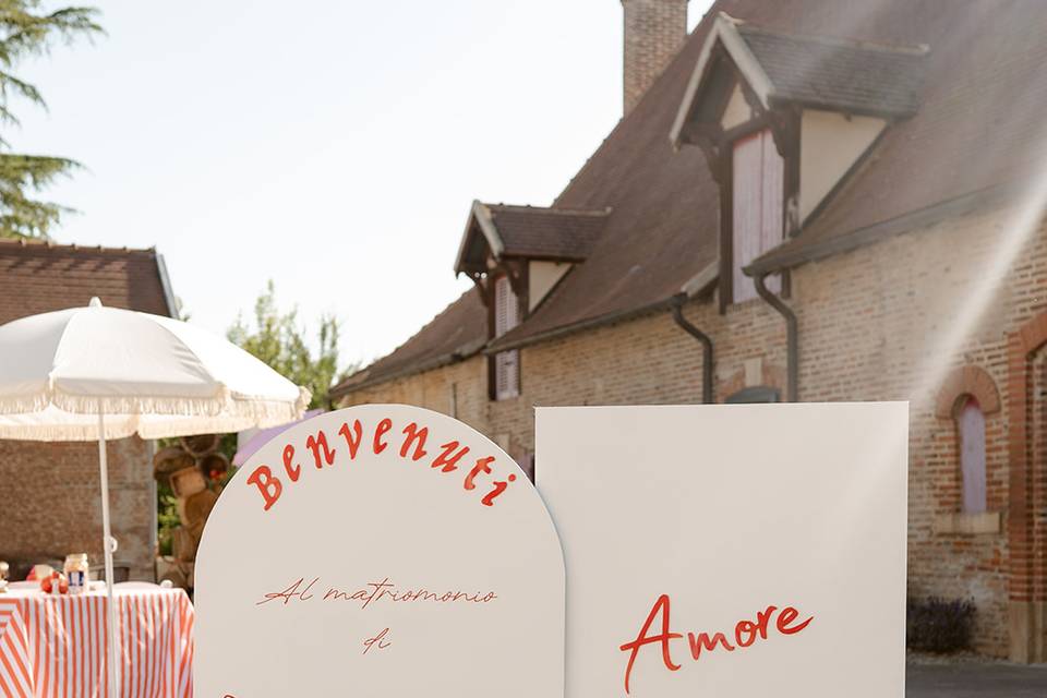 Panneaux bienvenue