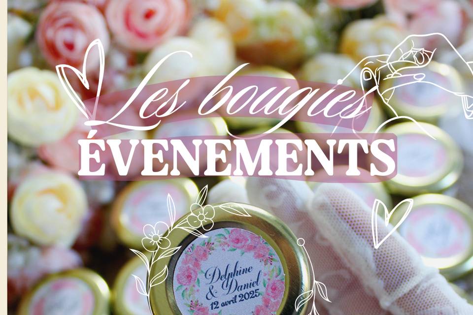 Bougie personnalisée