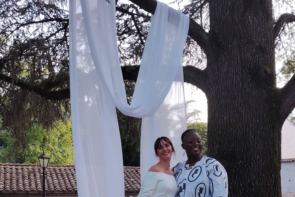 Sabine et mariée!