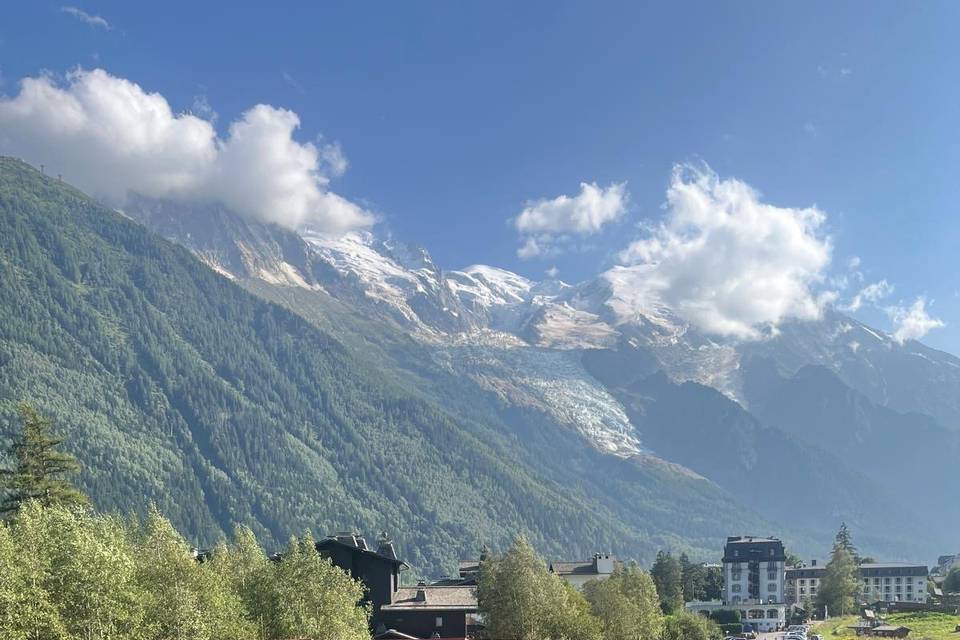 Terrasse et vue depuis l´étage