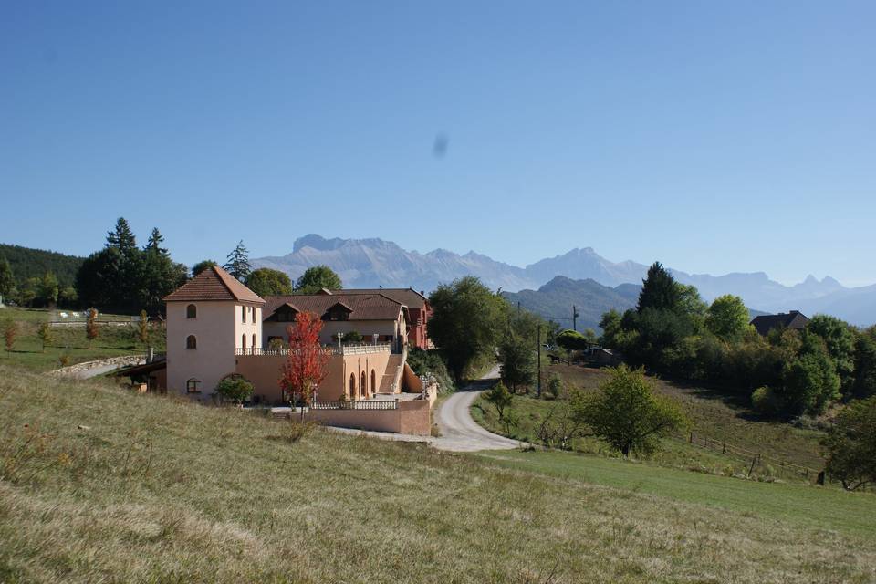 Vue depuis la mare