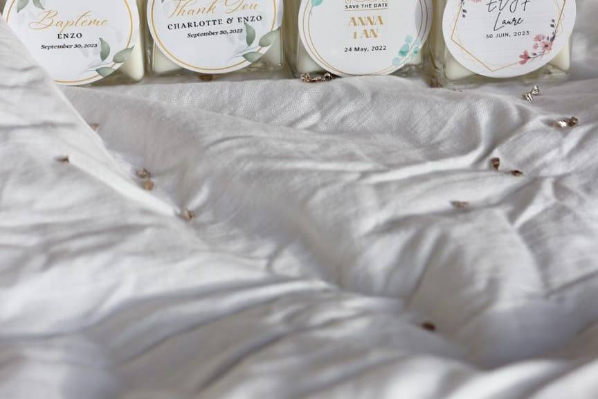 Bougie personnalisée