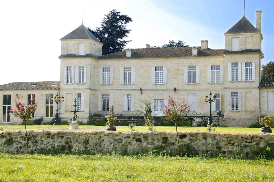 Chateau de Blesignac cote jardin -8B8T0258