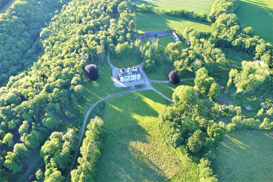 Vue sud du domaine