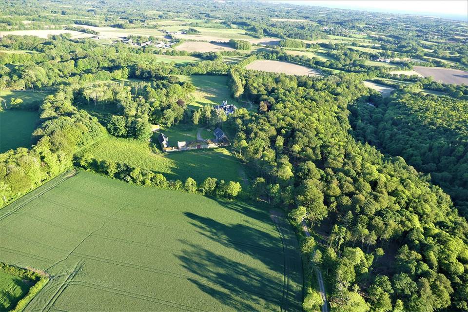 Vue nord du domaine