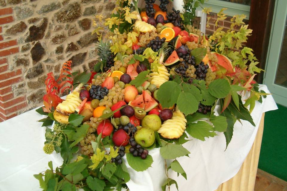 Cascade de fruits