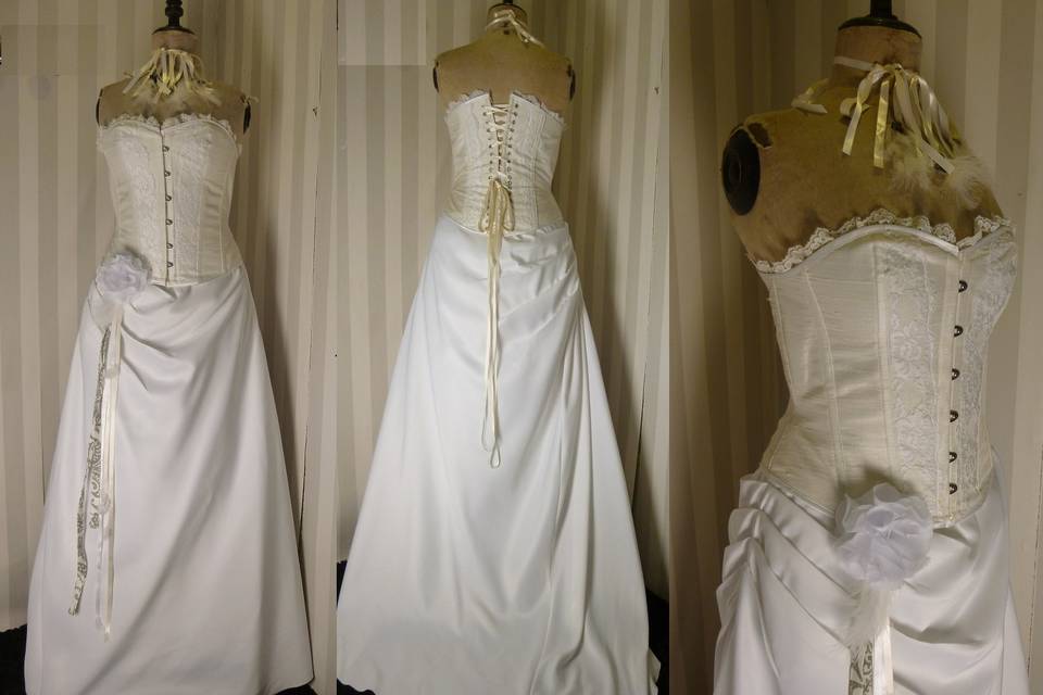 Robe de mariée corset