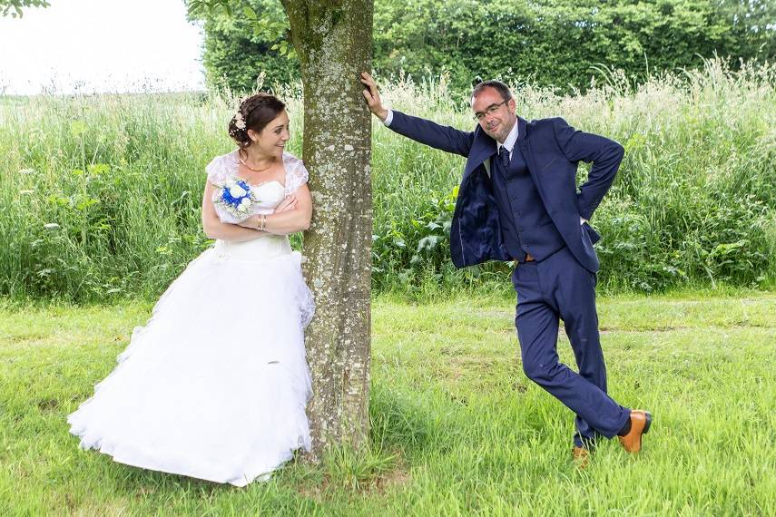 Robe de mariée tulle et corset