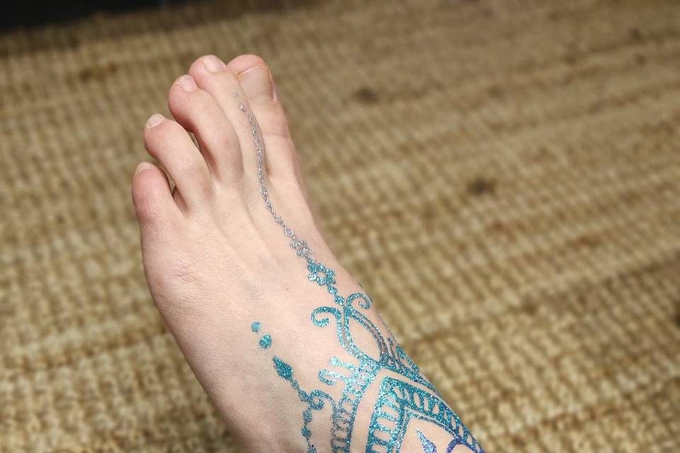 Tatouage Paillettes
