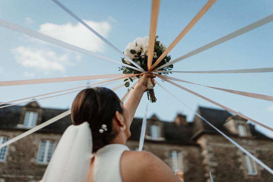 Jeu des rubans mariage