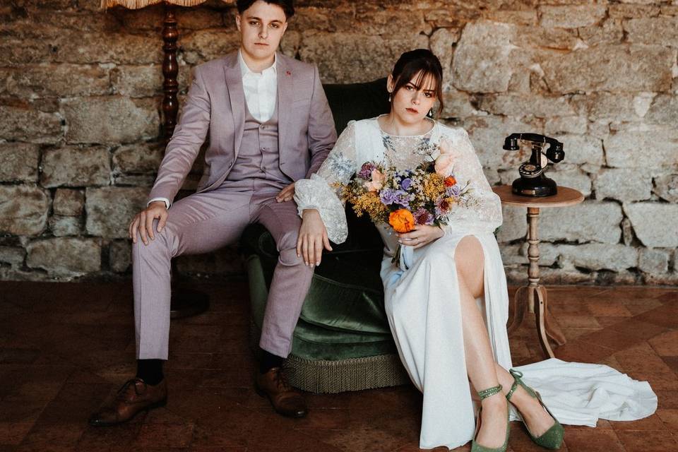 Pose couple mariage