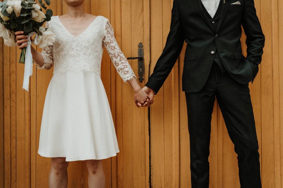 Pose couple mariage
