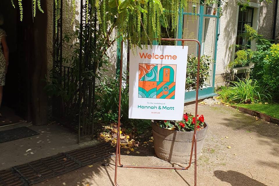 Welcome Sign