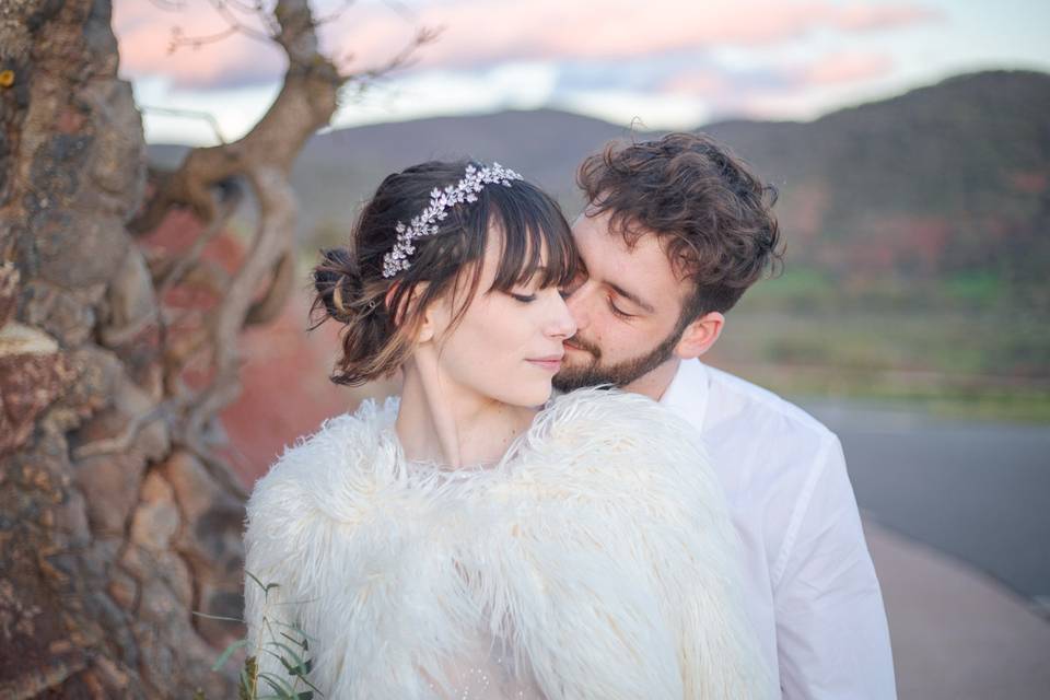 Mariage - Couple heure bleue