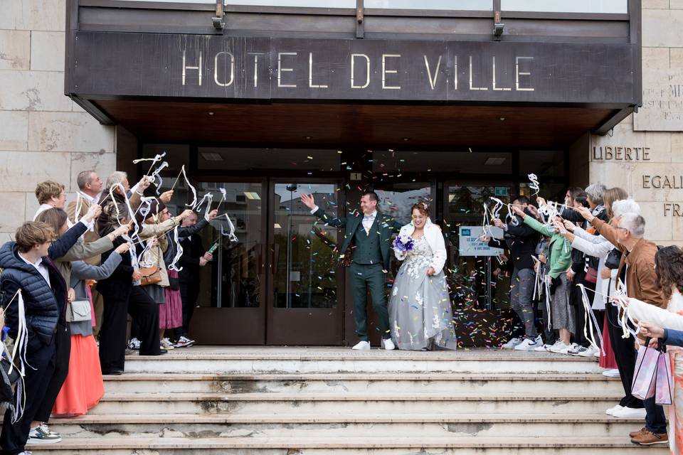 Sortie de mairie