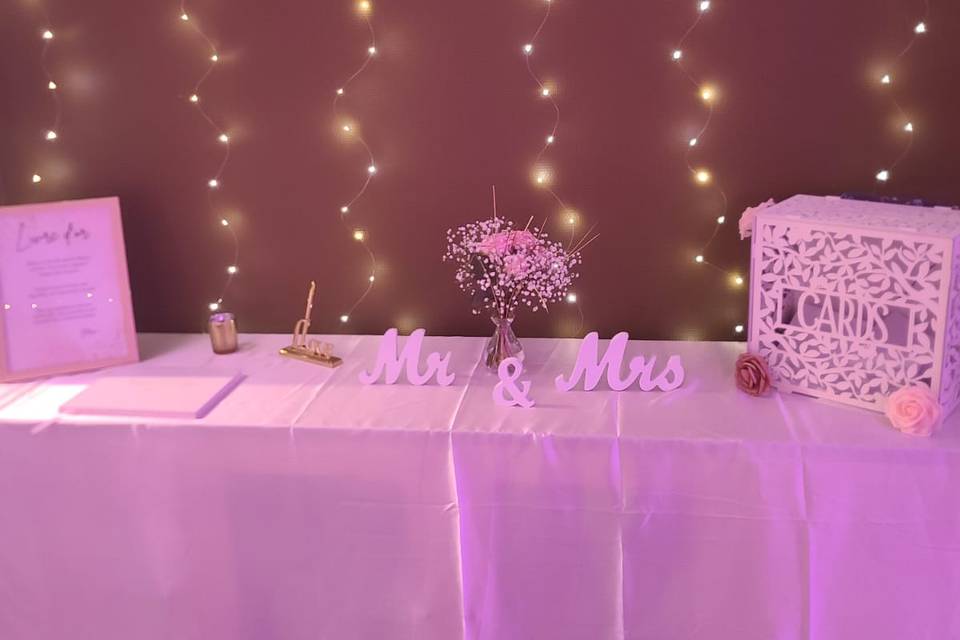 Table de mariés