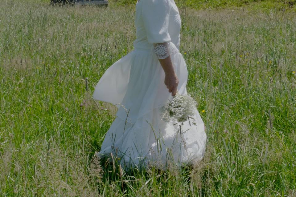 Mariée émue