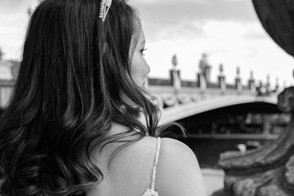 Shooting de couple dans Paris
