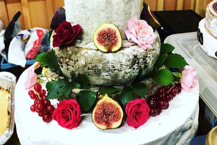 Cheese wedding cake