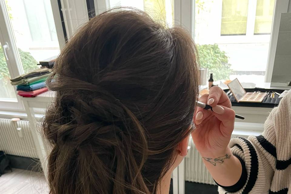 Maquillage et coiffure mariage