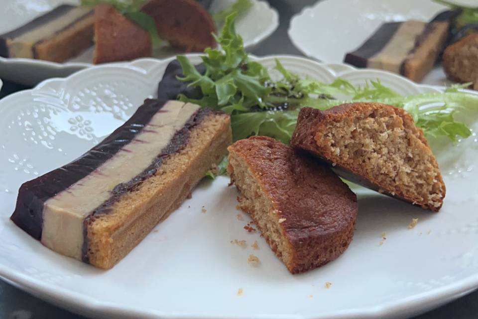 Foie gras et sa gelée de porto