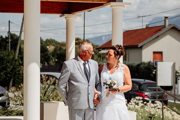 Merveilleux jour pour le papa