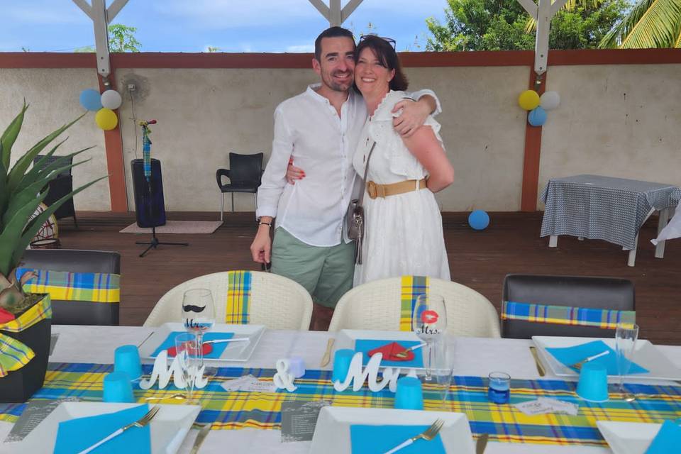 Les mariés de Guadeloupe