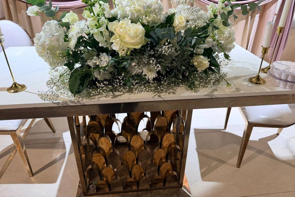 Table des mariés