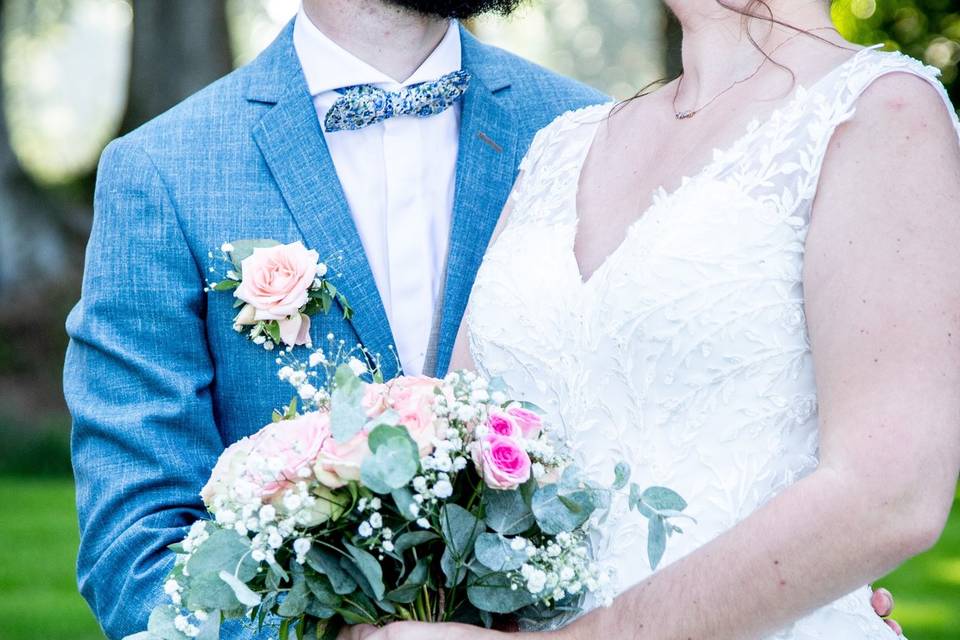 Bouquet de mariée/boutonnière