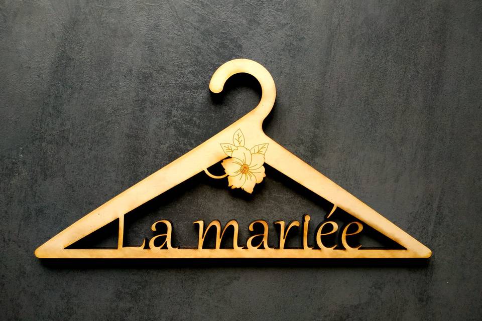 Cintre pour la mariée