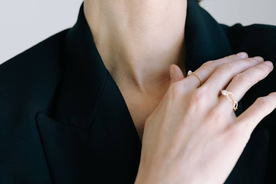 Créoles strass et perles