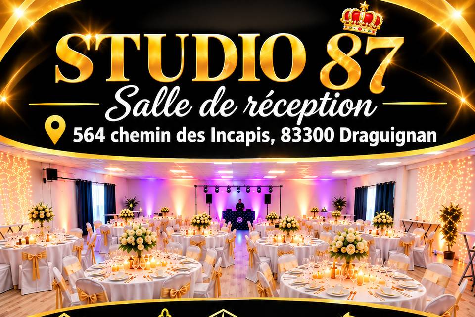 Affiche publicitaire Studio 87