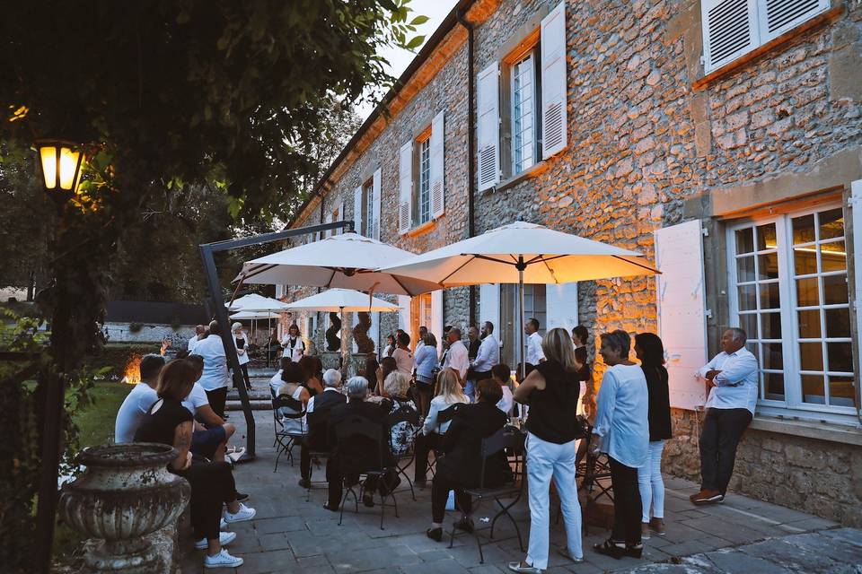 Discours sur la terrasse