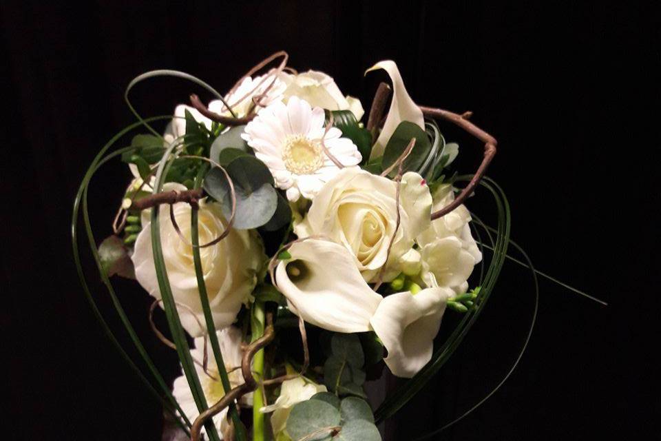 Bouquet de mariée chute