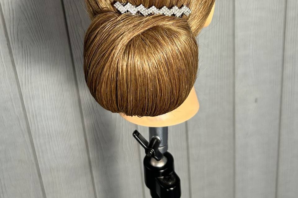 Chignon bas de nuque