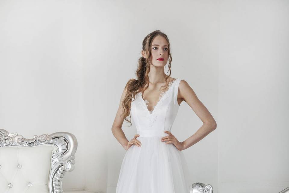 Robe de mariée trapèze