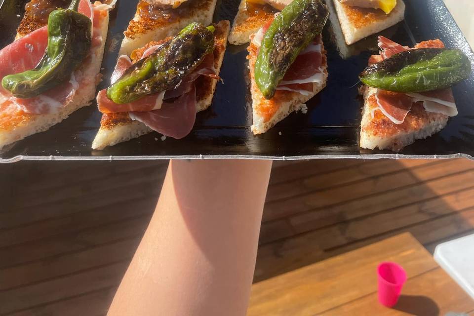 Plateau toast gourmands