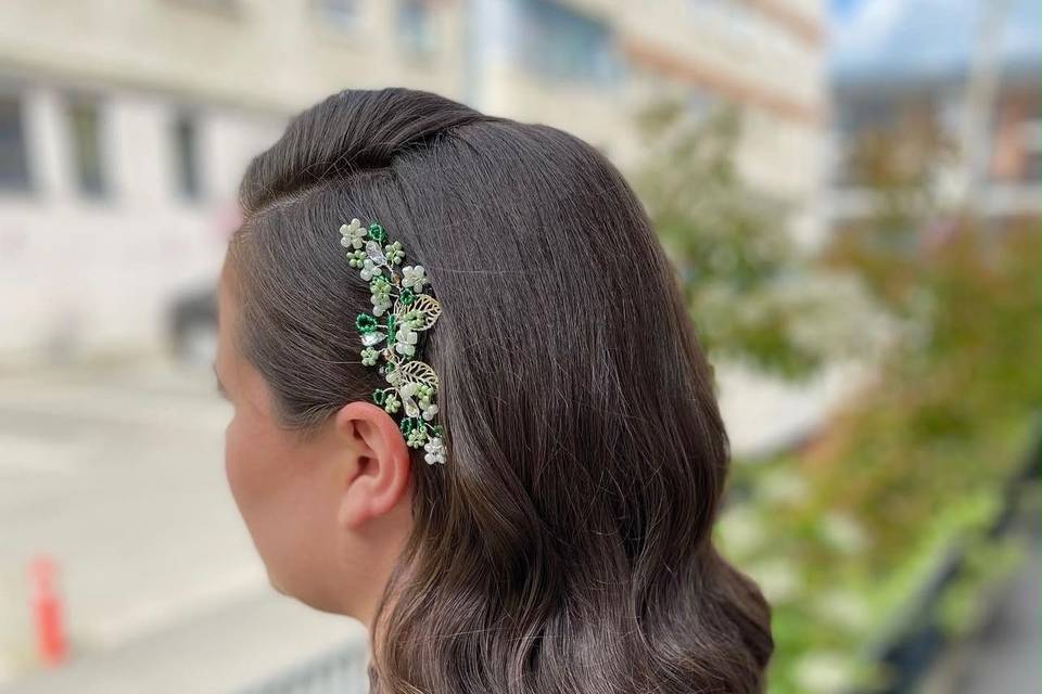 Coiffure demoiselle d'honneur