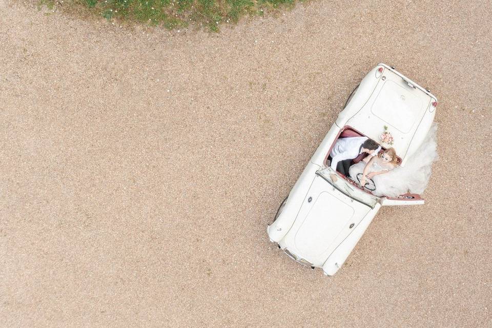 Photos drone couple