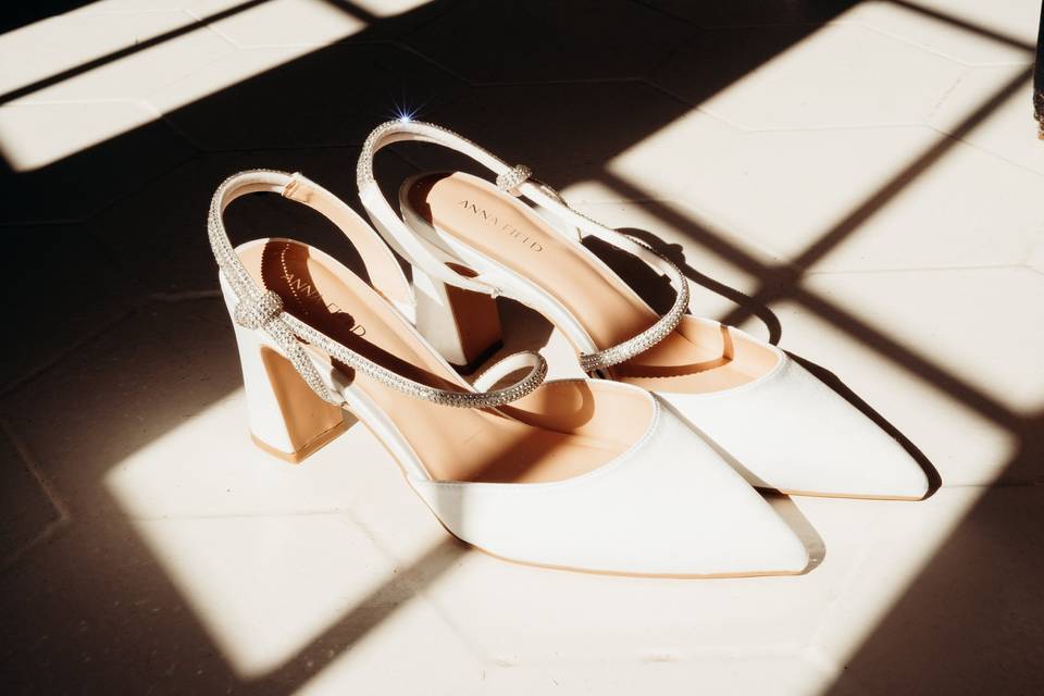 Chaussures de la mariée