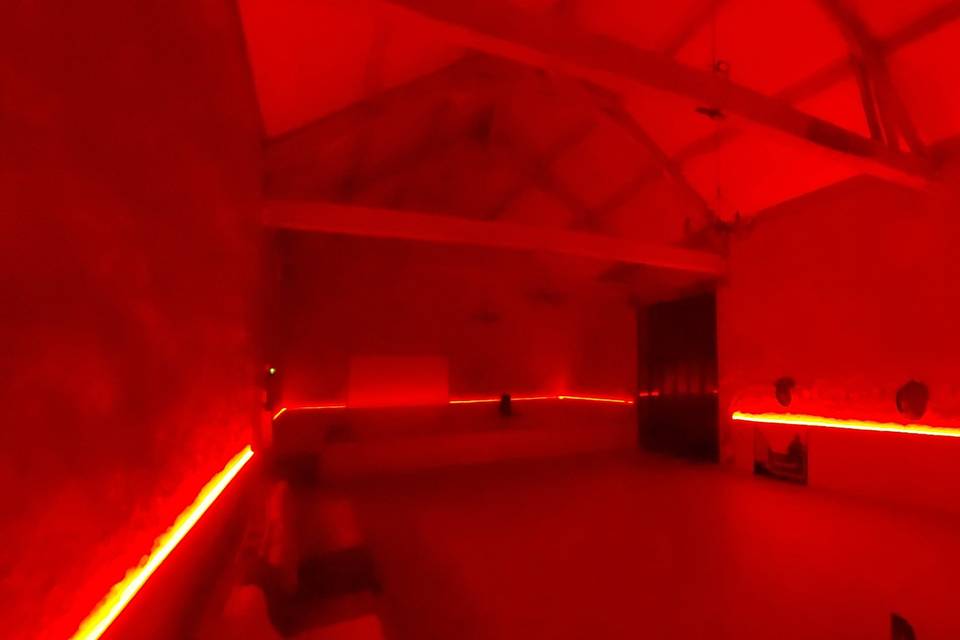 Ambiance lumineuse rouge
