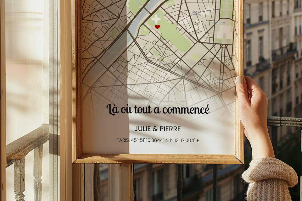 Cadre lieu de rencontre début