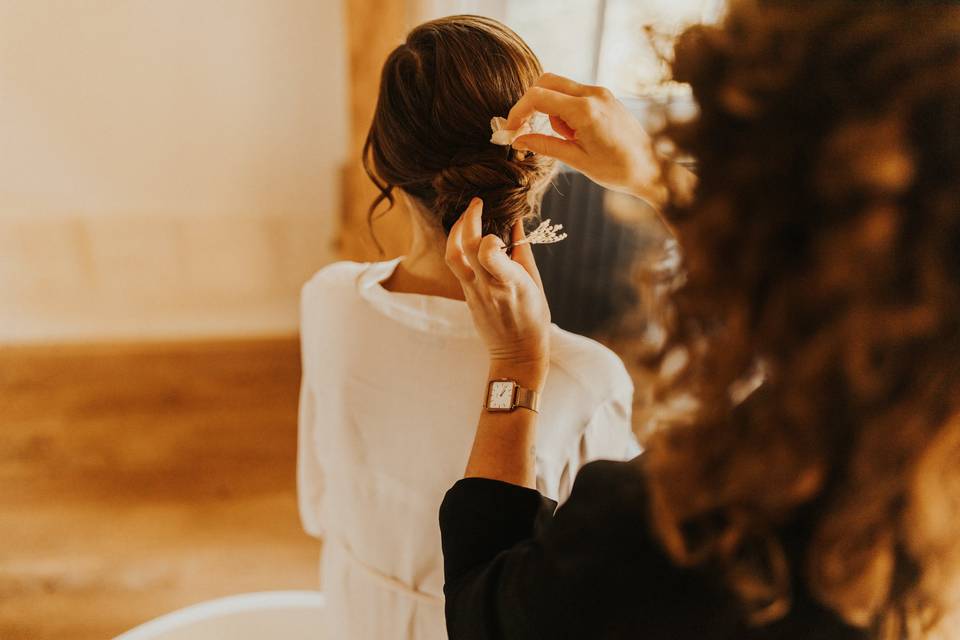 Chignon mariée