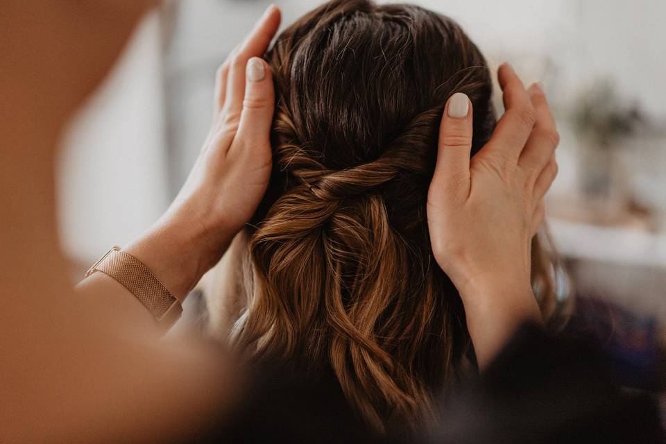 Coiffure en cours