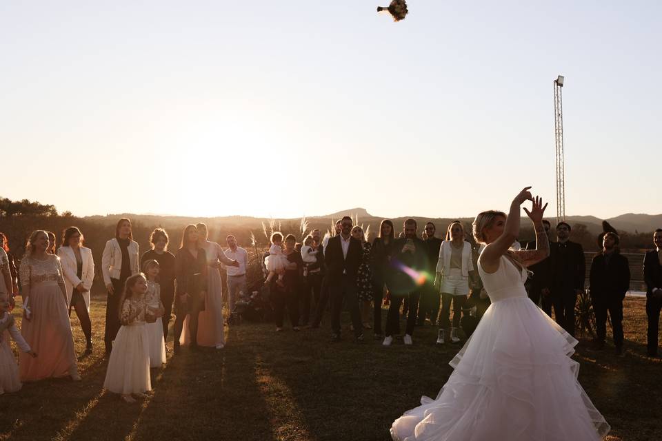 Lancée du bouquet