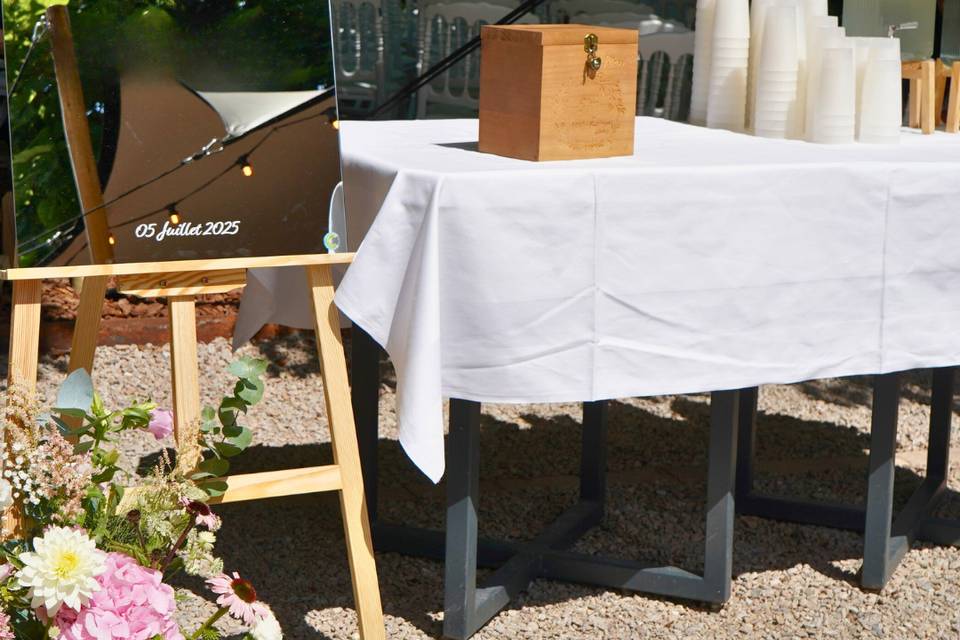 Cérémonie à l'extérieur