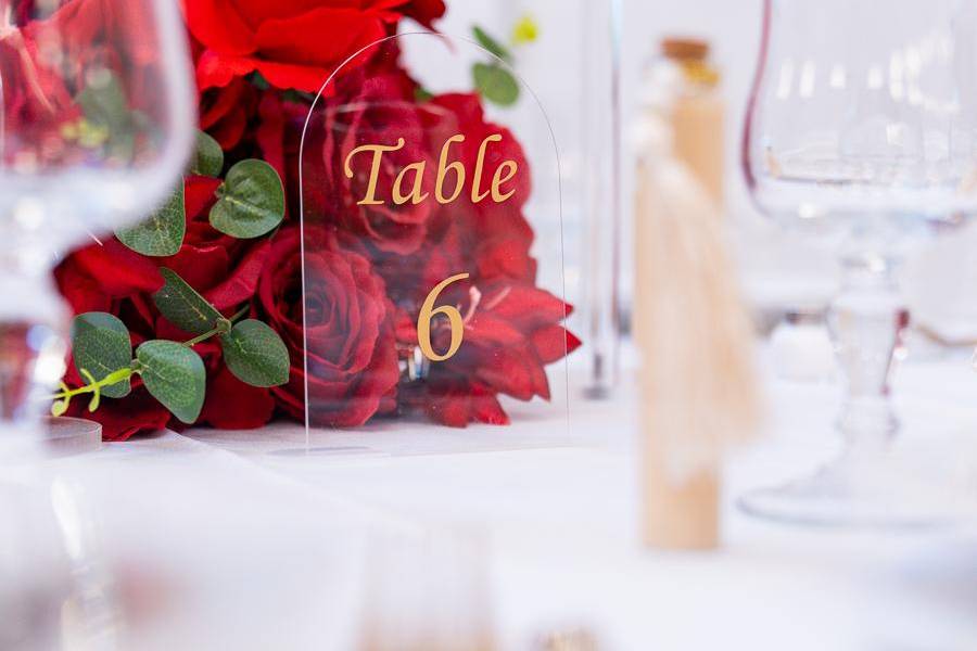 Emplacement de table