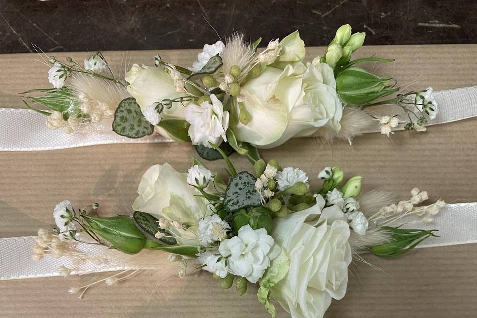 Bracelets fleurs fraiches