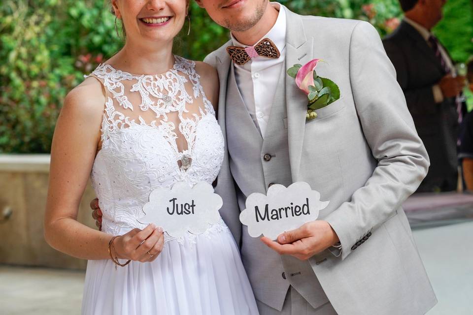 Just married